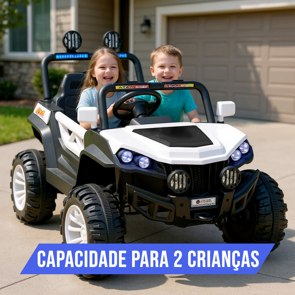 Mini Carro Eletrico Infantil Carrinho Jipe Motorizado 12v Jeep para ...