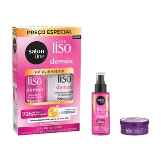 Kit Selagem dos Sonhos Meu Liso Demais e Balm Antifrizz em Oferta na Shopee