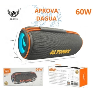 Altomex AL-9999 – Caixa de Som Bluetooth 60W para Exterior Prova d'Água  À Prova D'Água Luz Led RGB em Oferta na Shopee