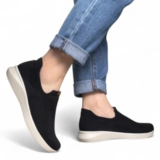 Tênis Feminino Usaflex Anatômico Tricot Preto UD03005001 em Oferta na Shopee