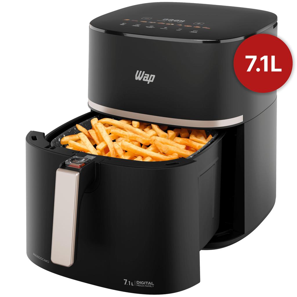 Fritadeira Elétrica WAP Air Fryer Mega Family Digital 7,1L