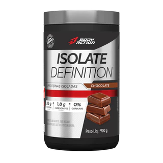 Whey Isolado Proteina Isolada 900g Body Action - Zero Açúcar Glúten