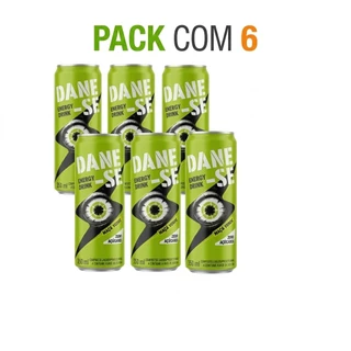 Energético Dane-se Sabor: Maçã Verde 350ml - PACK 06