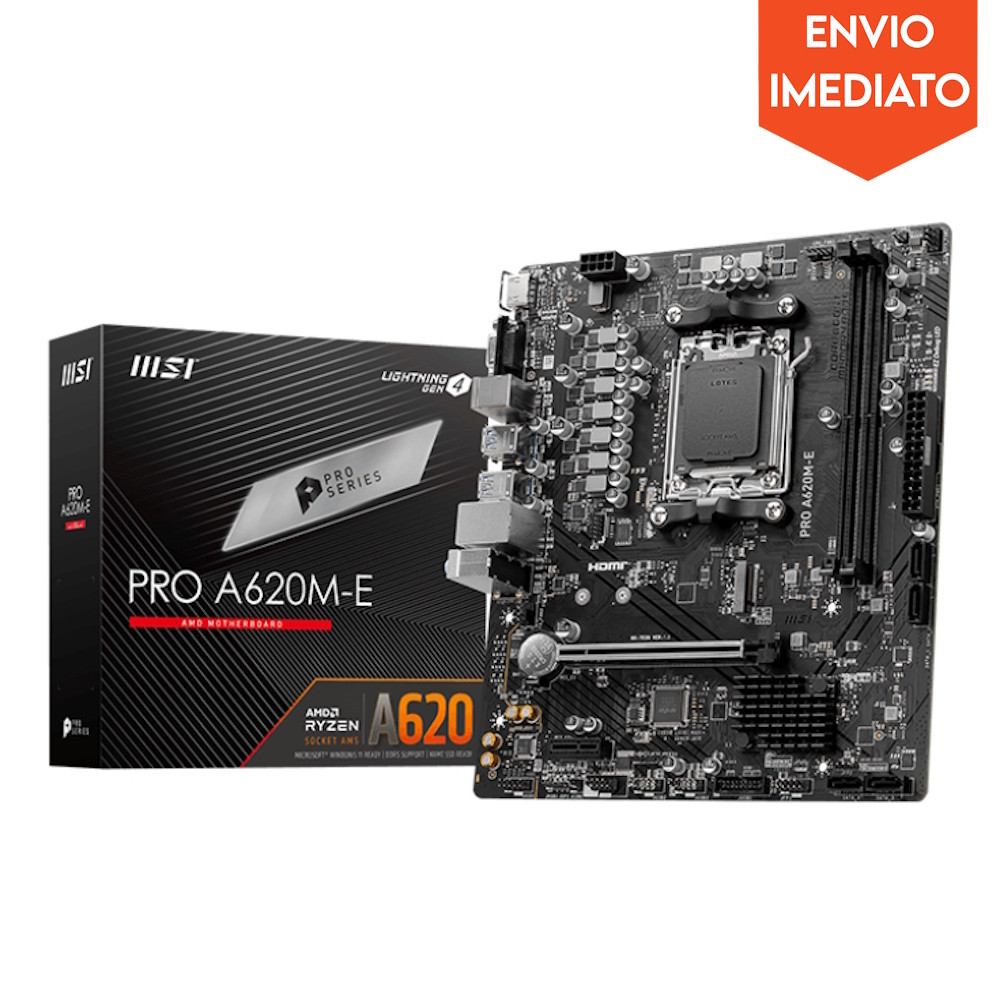 Placa Mãe MSI A620M-E AMD AM5 Ryzen DDR5 MAtx | Shopee Brasil