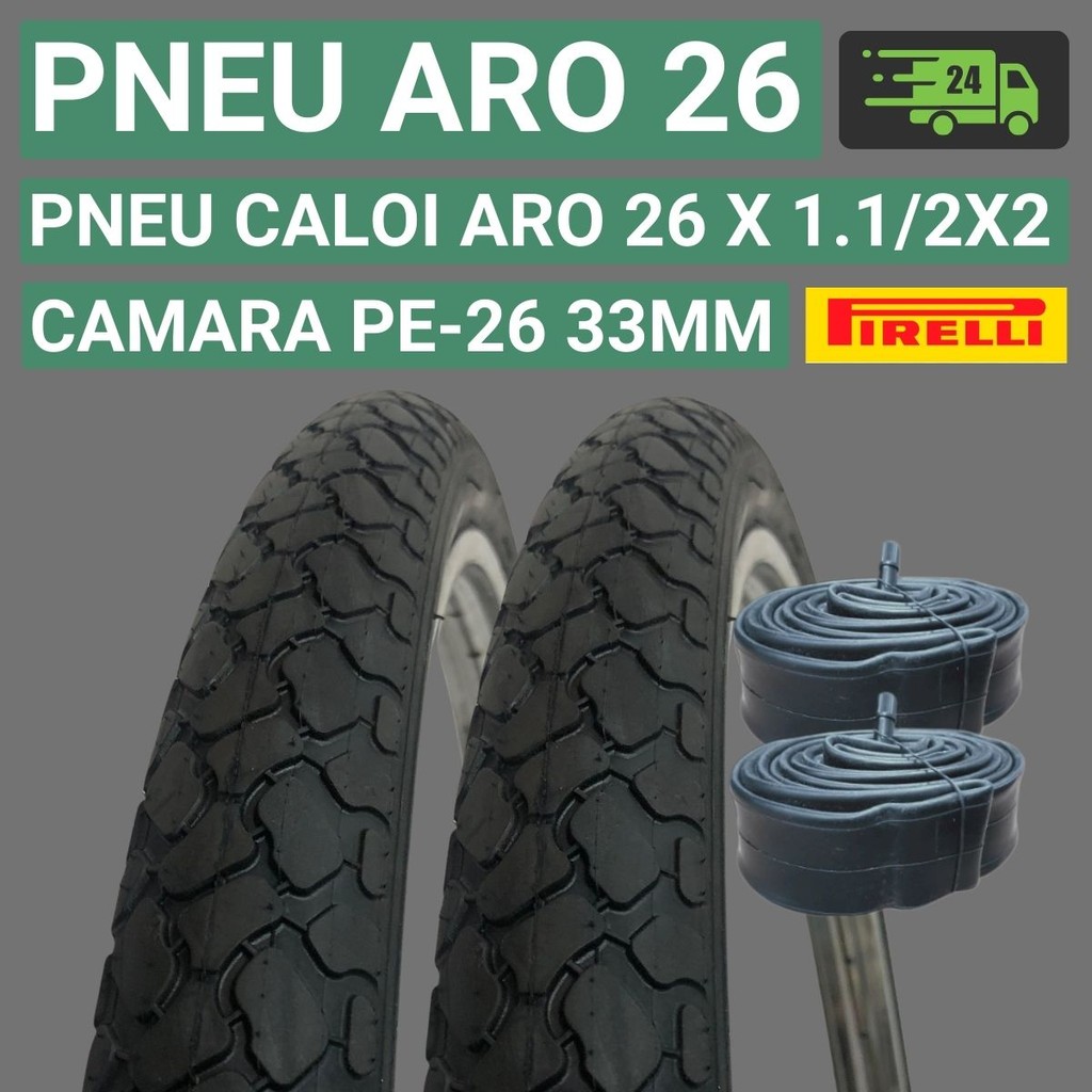 Pneu Aro 26 Pneu Pirelli Bravo Super Pneu de Bicileta Aro 26 Barra ...