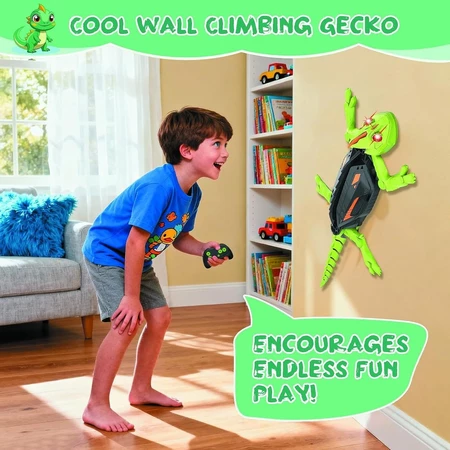 Wall Crawler Gecko RC Toy Para Idades De 8 A 13 Anos-Brinquedo Realista De Escalada De Parede De Lagarto Com Controle Re