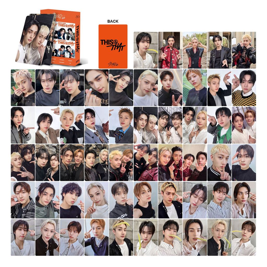 55pcs STRAY KIDS SKZ HOP Lomo Cartões ATE Perder My Breath Magic