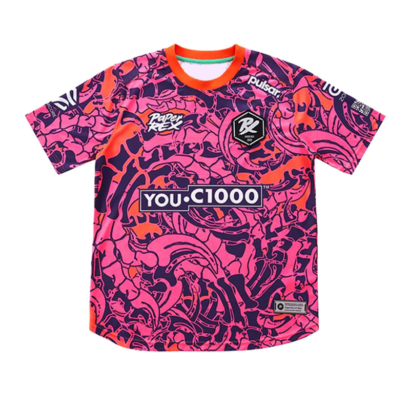 Paper Rex PRX 25/26 公式ユニフォーム Paper Rex Raptor 2025 2026 Jersey Uniforme VALORANT Esports Club