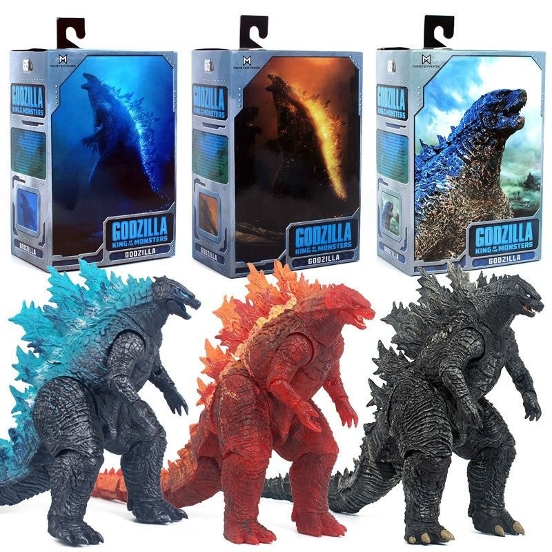 2021 Godzilla vs. Kong Filme NECA 2019 Godzilla Monstro Figura de Ação ...