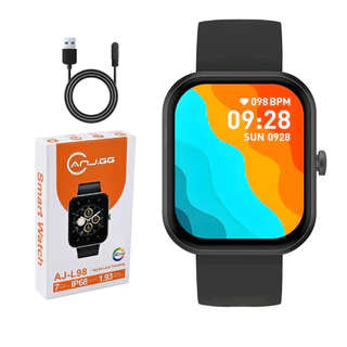 Smartwatch AJ-L98 Tela AMOLED 1.93” IP68 Chamadas Bluetooth 100 Modos Esporte marisa em Oferta na Shopee