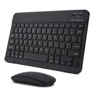 Kit Mouse Teclado Magnético Bluetooth Para Redmi Pad 2 2025 Cor Preto