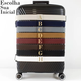 Cinta para Mala Personalizada Com A Inicial do Nome Identificadora Com Proteção Para Bagagem Extra em Oferta na Shopee