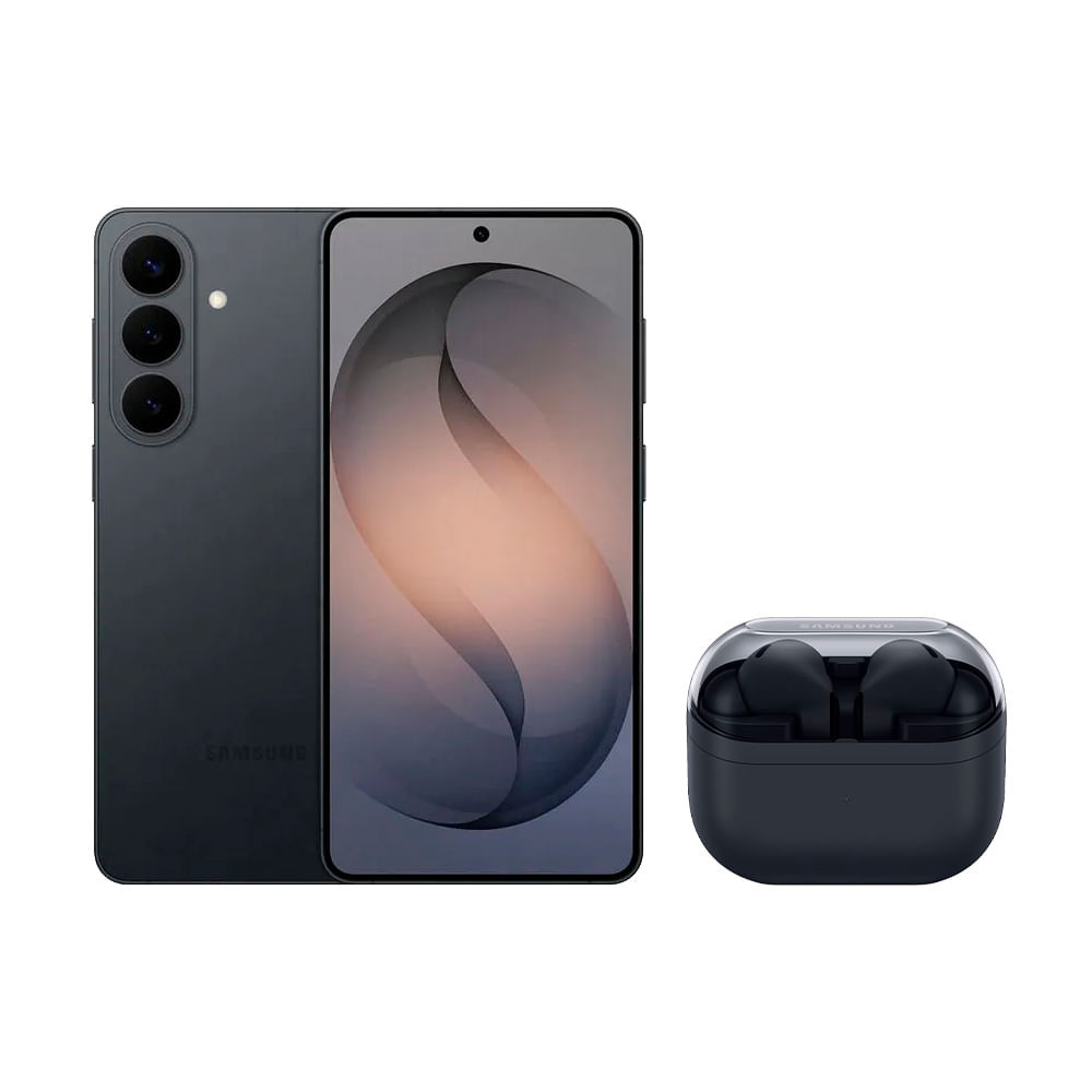 Galaxy S26 (256GB) - Preto + Galaxy Buds3 FE - Preto