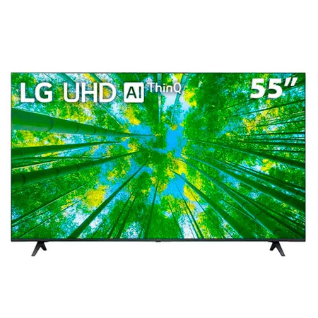 Smart TV 55 4K 55UQ7950PSB WiFi Bluetooth HDR Inteligência Artificial ThinQ Smart Magic Google Alexa LG