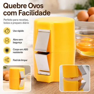 Pinça para blocos de ovos Pinça para ovos Descascador de ovos Abridor de ovos Aço inoxidável Portátil Prático Removível