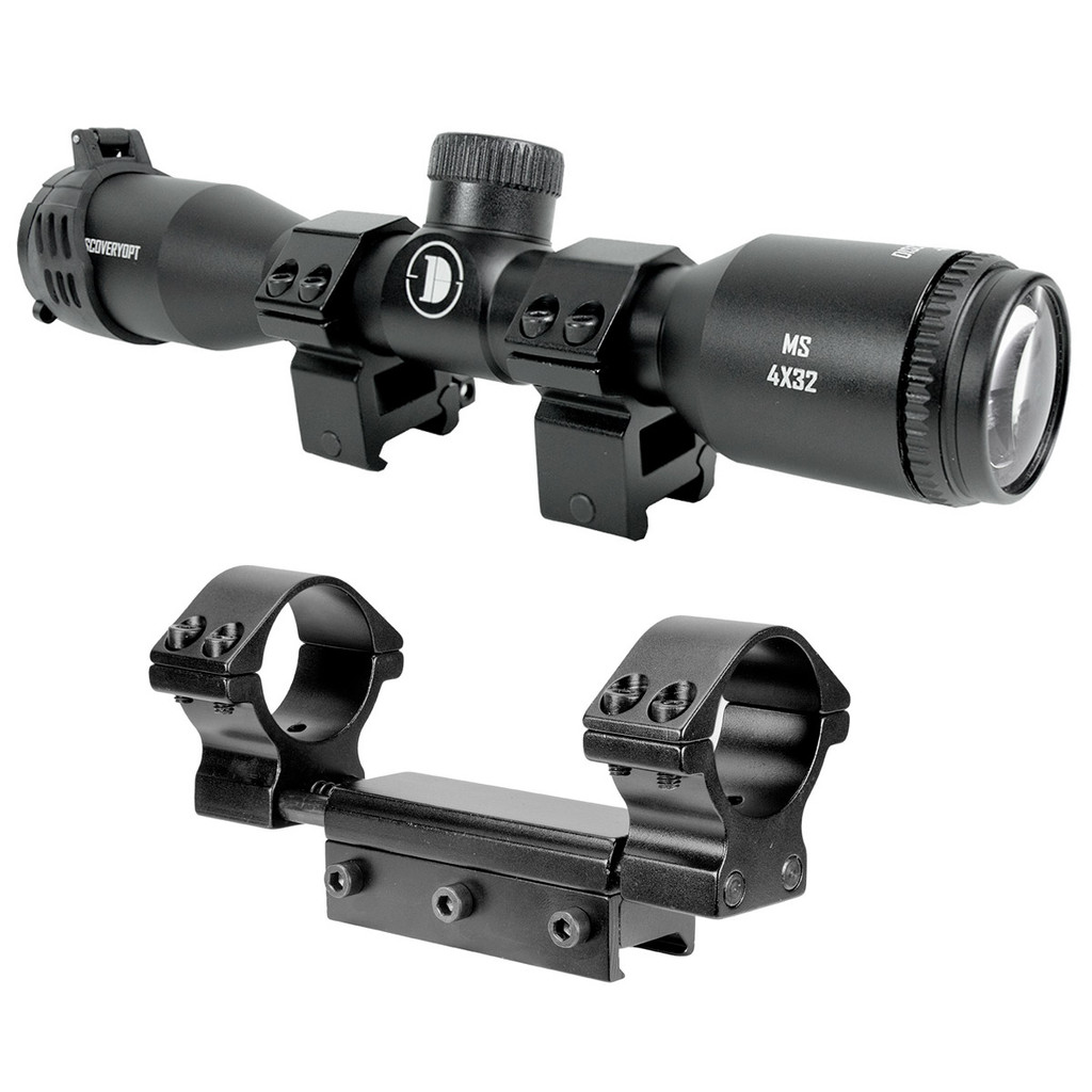 Luneta 4x32 Discovery Ms Para Carabina Espingarda Half Mil Dot com ...