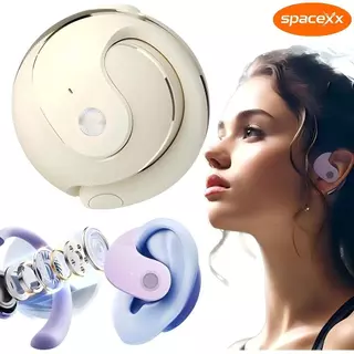 Fone de ouvido Ergonômico TWS Bluetooth Sem fio Suporte Orelha Pendurada Anti-queda-Spacexx
