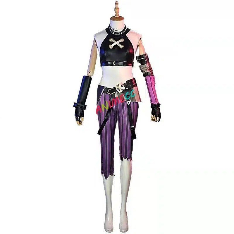 ANIMECC LOL Arcano Cosplay Jogo Crit Loli Jinx Canhão Sapatos Soltos ...
