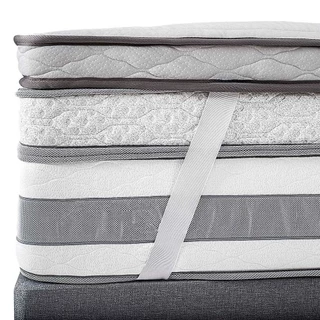 Pillow Top Herval Casal Confort, 8x138x188 cm, Elástico em Oferta na Shopee