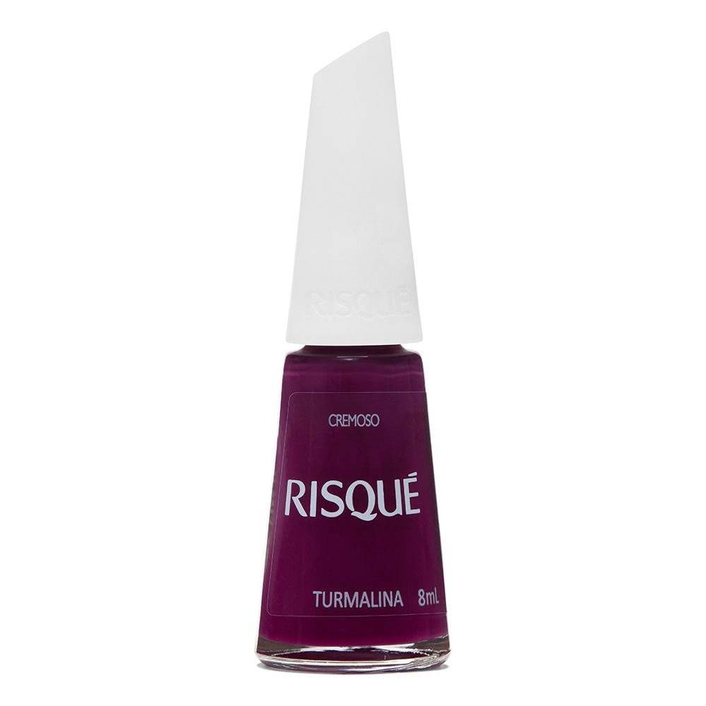Esmalte Risque Roxo Cremoso Turmalina com 8ml | Shopee Brasil
