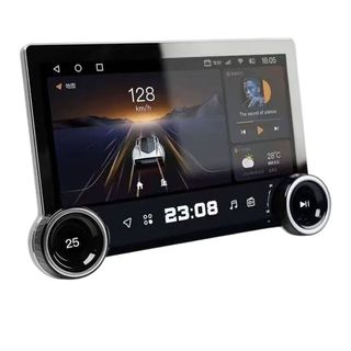 Central Multimídia H-Tech 10.1" QLED | 32GB | CarPlay Android Auto Sem Fio | GPS | Wi-Fi