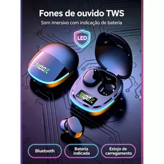 Fone De Ouvido Bluetooth Gaming G9S Sem Fio Com Microfone Som Estéreo