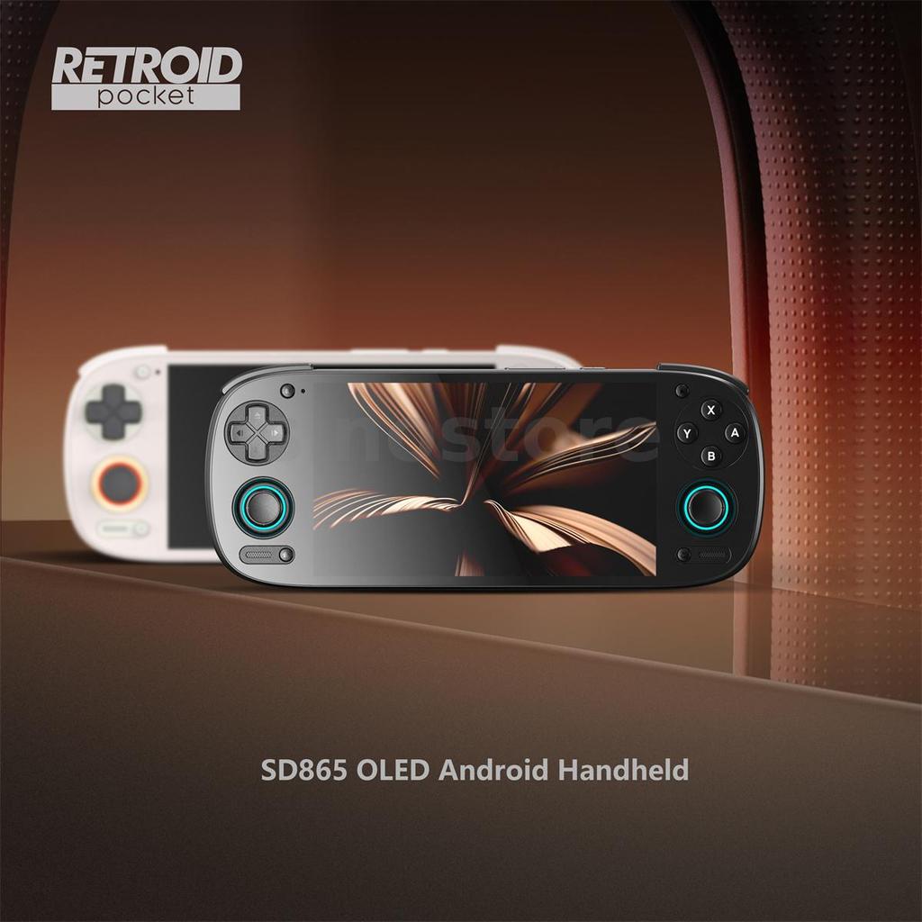 Retroid Pocket 5 SD865 8 + 128G Console De Jogos Portátil Tela