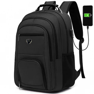 Mochila Executiva Masculina Feminina Antirroubo Impermeável com Porta USB para Notebook 15.6 Viagem Trabalho Dia a Dia