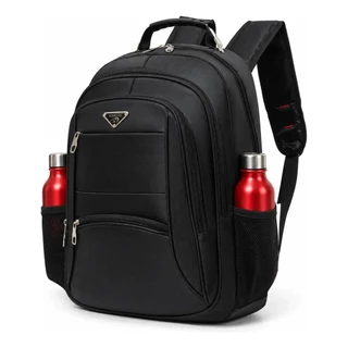Mochila Executiva Impermeável Unissex Reforçada com Cabo de Aço para Notebook 17'' Grande Capacidade Viagem Trabalho
