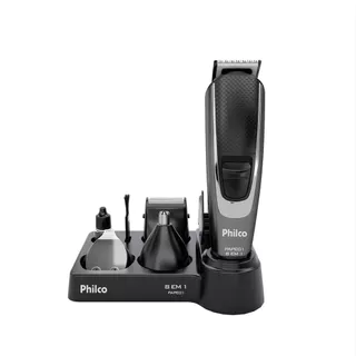 Aparador de Pelos Philco 8 Acessórios Bivolt PAPE01