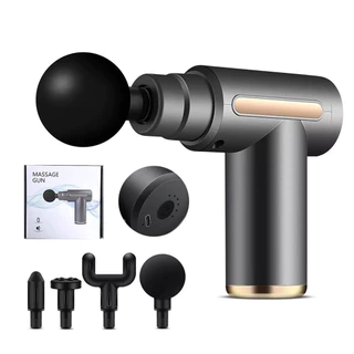 Massageador Elétrico Alta Frequência Profissional Muscular Massagem+5 elásticos + maca elástica