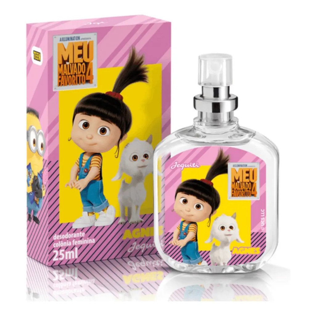 Jequiti Colônia Minions Agnes Meu Malvado Favorito 4 25ml
