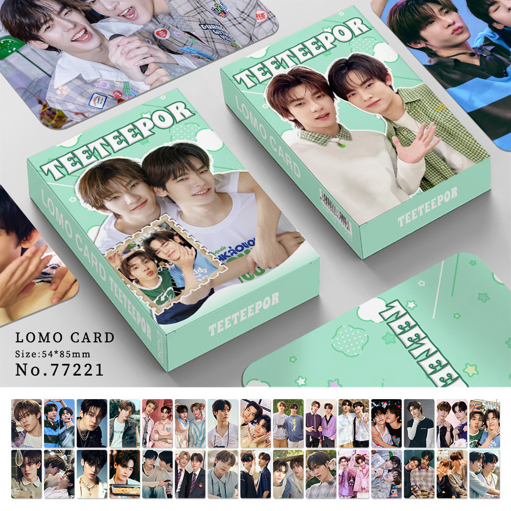 kimandco TeeTeePor カードホルダー DMD DOMUNDI 30 Peças Ídolo Tailandês TEETEEPOR TTP Lomo Cards 2Tee BL Duang