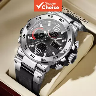 Relógio Esportivo Masculino Casual Silicone Pulseira Calendário Data Quartzo Ao Ar Livre