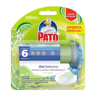 Pato Gel Adesivo Citrus 6 Discos + Aplicador em Oferta na Shopee