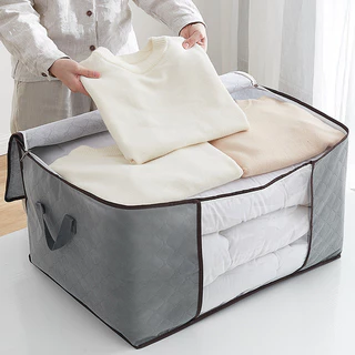 Saco Organizador De Roupas E Edredom Cobertor Casaco Guarda Roupa Anti Mofo Poeira Umidade Multiuso