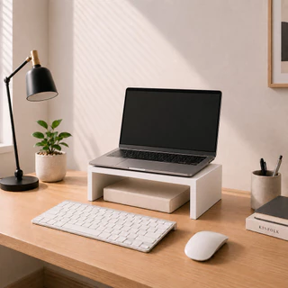Suporte para Monitor de Mesa em MDF Elevador para PC Notebook