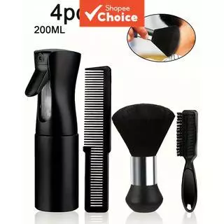 Conjunto De Estilo De Corte De Cabelo De 4 Peças Para Homens, Pente Resistente Ao Calor, Escova De Barba, Cerdas De N