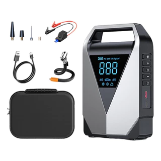 Auxiliar Partida Automotivo Bateria Portátil Compressor Ar