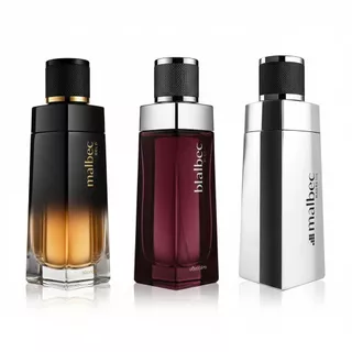 Kit 3 Perfumes Masculinos Alta fixação 60ml cada