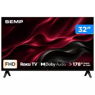 Smart TV 32" Semp Full HD LED 32S42R Roku 2026