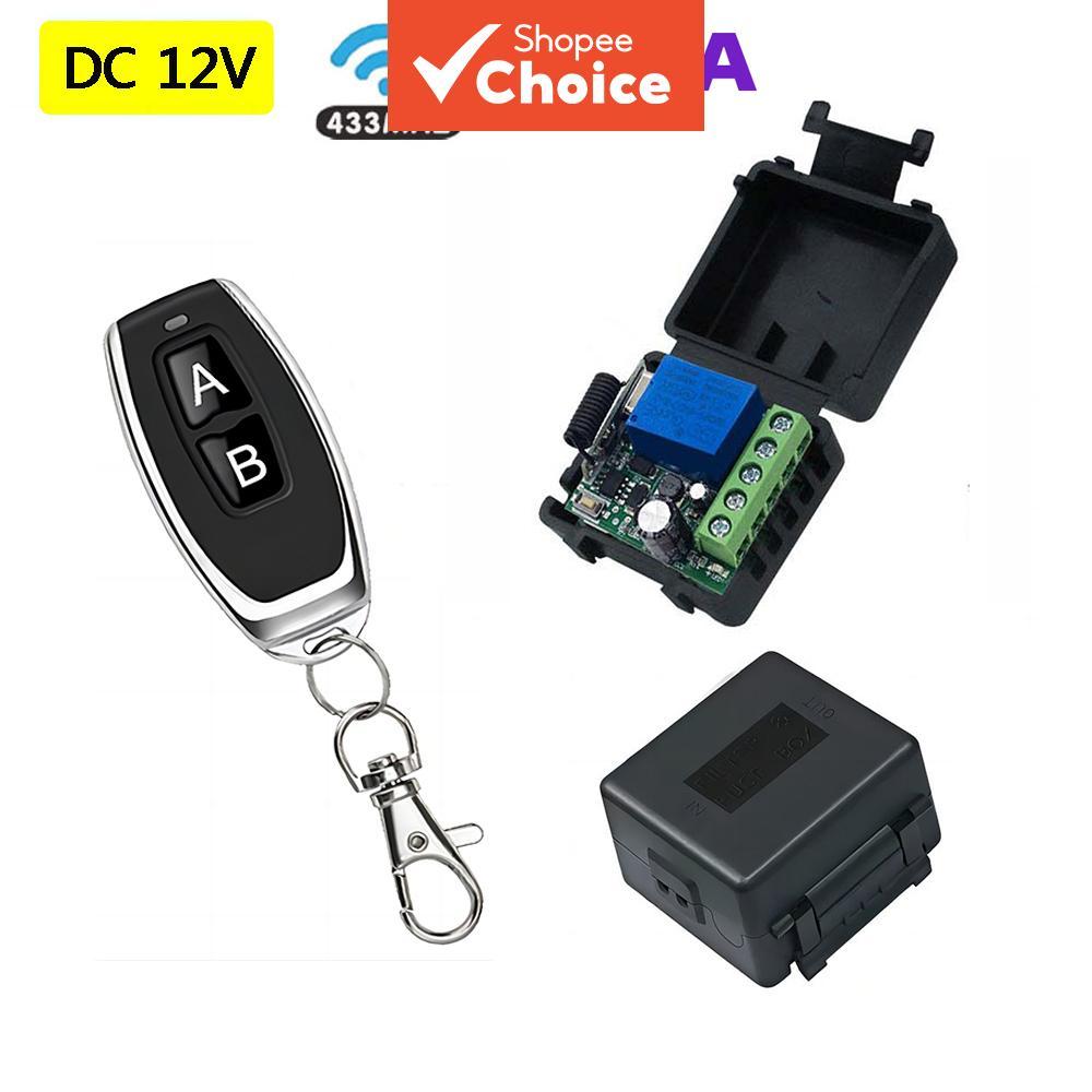 Módulo de Relé Universal AXUS 2026 10A, Receptor Mini, Sem Fio 433MHz, Controle Remoto para Portão e Porta de Garagem,