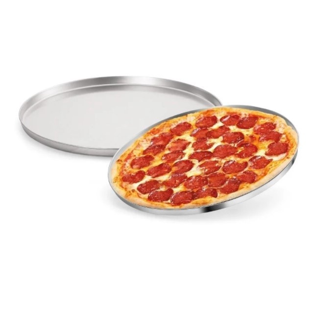 FORMA PARA ASSAR OU SERVIR DE PIZZA PARA EM ALUMINIO TAM: 35CM | Shopee ...