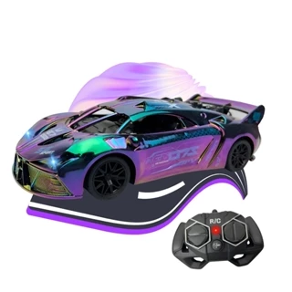 Carrinho Controle Remoto Drift Azul Solta Fumaça Recarregável Giro 360º Luz Led Radical Kizumba em Oferta na Shopee