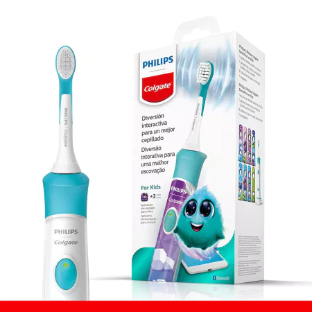 Escova dental elétrica Philips Colgate Sonic Pro for Kids