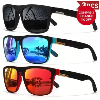 Óculos De Sol 3 Unidades Para Homens , Esportes Ao Ar Livre , Ciclismo , Condução , Pesca