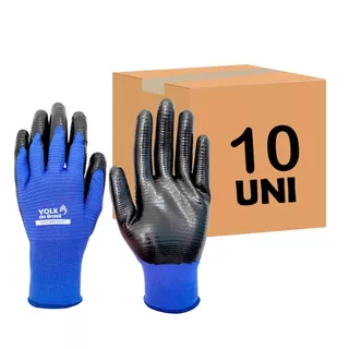 Kit 10 Luva Nitril Wave Smart CA 46803 103015329 Tam G Volk