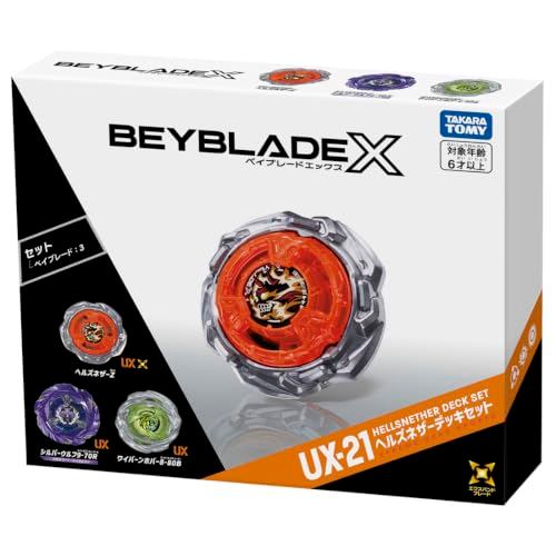 BEYBLADE X UX-20 & BX-50 セット TAKARA TOMY BEYBLADE X UX-21 Hell's Nether Deck Set | Shopee Brasil
