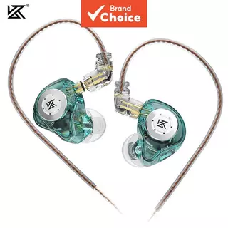 KZ EDX Pro Fones De Ouvido Com Fio De Metal Intra-Auriculares Microfone Música Esportiva DJ HiFi Cancelamento De Ruído U