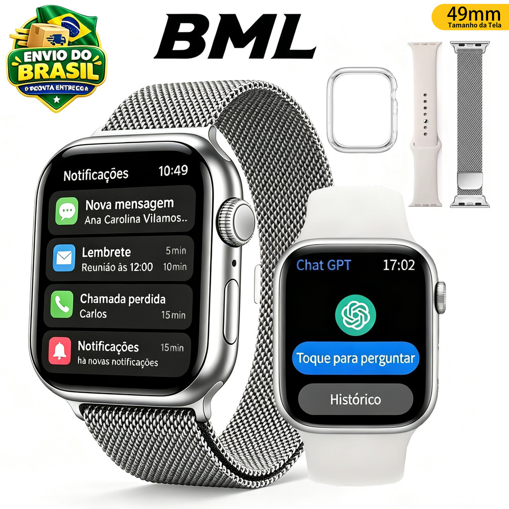 Smartwatch BML Série 11 BP100 Pro Max 49mm 2,04